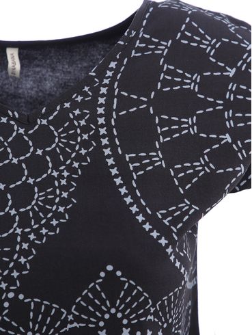 Blusa Manga Curta Habana Feminino Preto