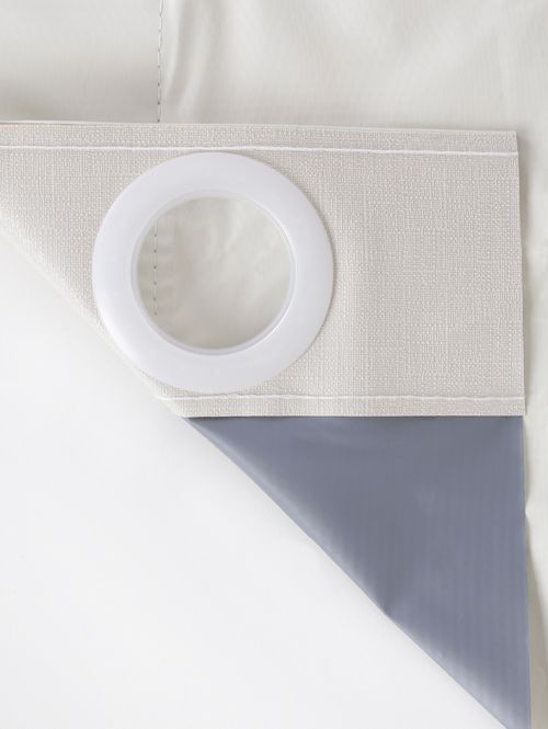 Cortina Curta Blackout Bella Janela Bege