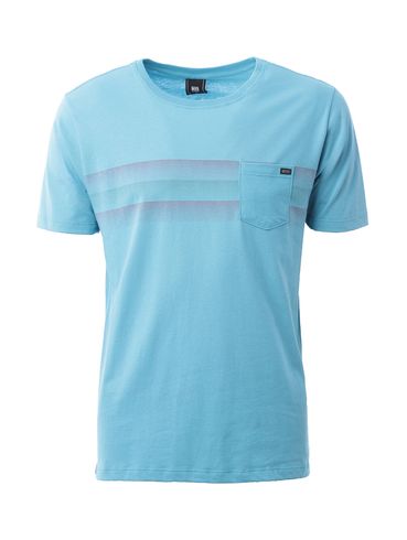 Camiseta Manga Curta No Stress Masculina Azul