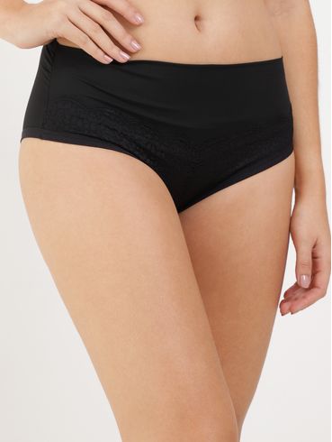 Calcinha Alta Feminina Preto