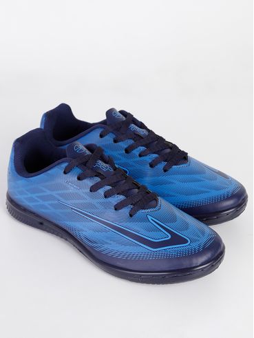 Chuteira de Futsal Topper Slick IV Masculina Azul Marinho/Azul