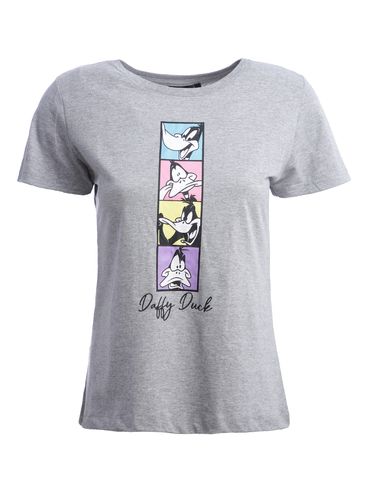 Blusa Manga Curta Patolino Feminina Cinza