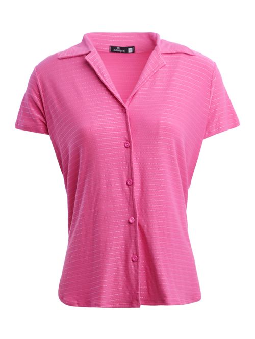 Camisa Alongada Autentique Feminina Rosa