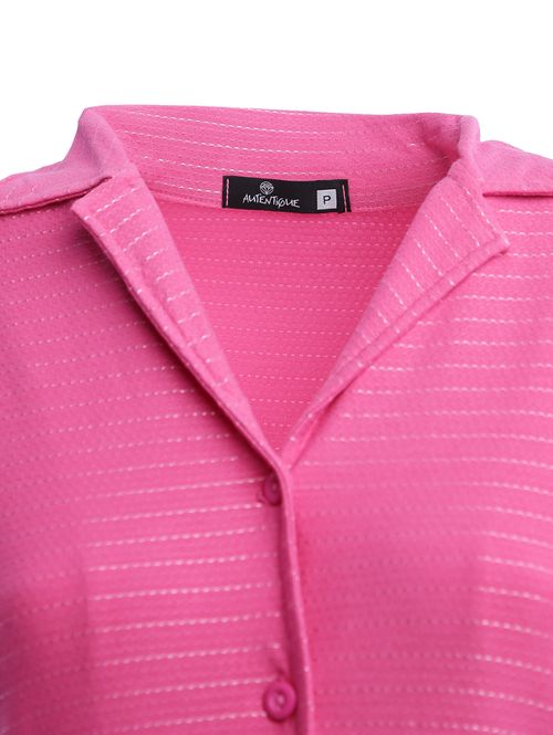 Camisa Alongada Autentique Feminina Rosa