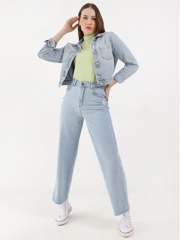 Blusa Gola Alta Feminina Verde