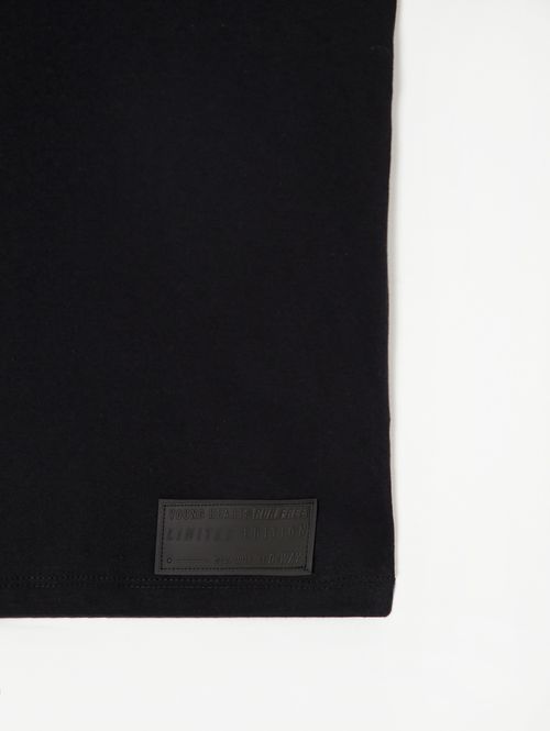 Blusa Manga Curta Juvenil Para Menina - Preto