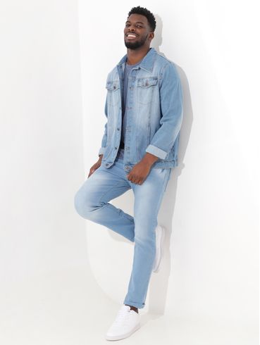 Camiseta Básica Manga Curta Masculina Azul Marinho