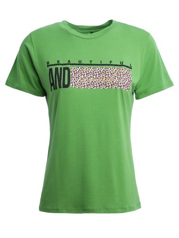 Blusa Manga Curta Feminina Verde