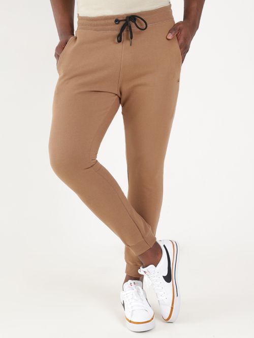 Calça Jogger Moletom Dixie Masculina Marrom/Marrom
