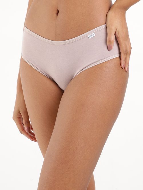 Kit com 02 Calcinhas Altas DelRio Femininas Lilás/Nude