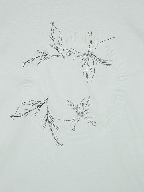 Camiseta Manga Curta Juvenil Para Menino - Verde