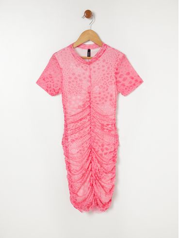 Vestido Cativa Juvenil Para Menina - Rosa