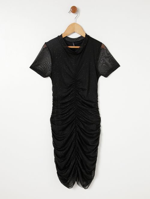 Vestido Cativa Juvenil Para Menina - Preto