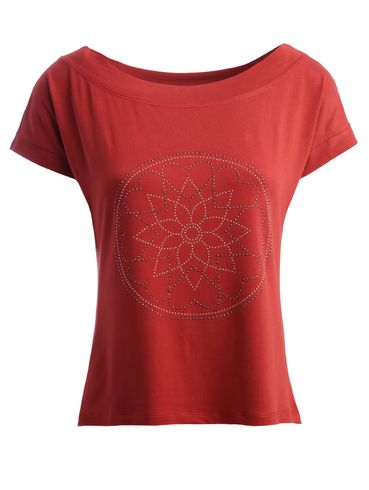 Blusa Manga Curta Feminina Telha