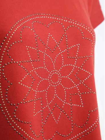 Blusa Manga Curta Feminina Telha