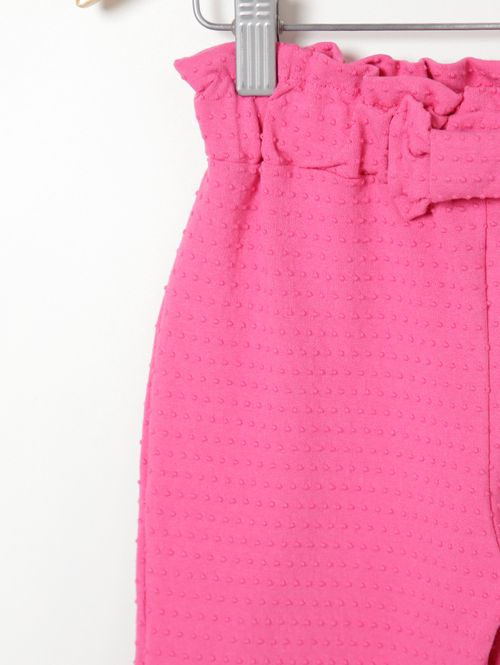 Calça Legging Infantil Para Menina - Rosa Pink