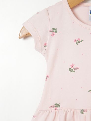 Conjunto Infantil Para Bebê- Rosa