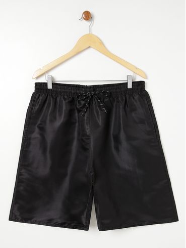 Bermuda Plus Size Masculina Preto