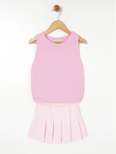 Conjunto Juvenil Para Menina - Rosa