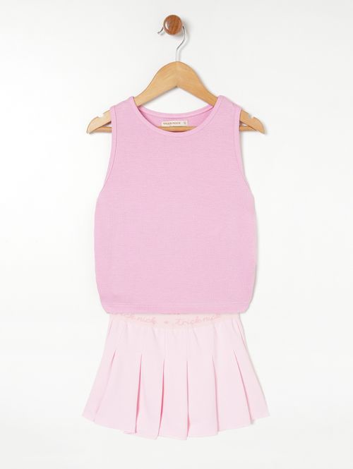 Conjunto Juvenil Para Menina - Rosa