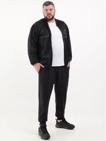 Calça Jogger Moletom Full Surf Plus Size Masculina Preto
