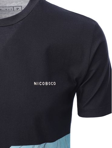 Camiseta Manga Curta Masculina Preto