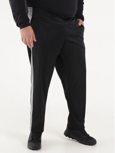 Calça Esportiva Plus Size Masculina Preto