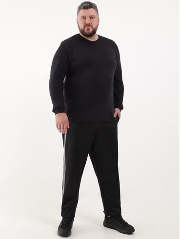 Calça Esportiva Plus Size Masculina Preto