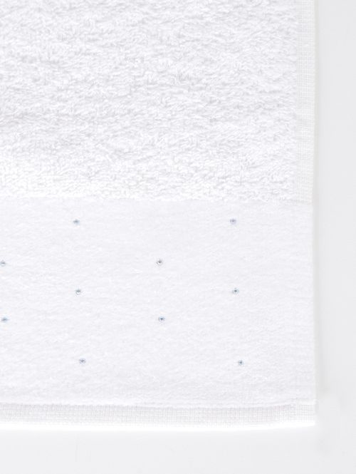 Toalha Social Cristal Atlântica Branco