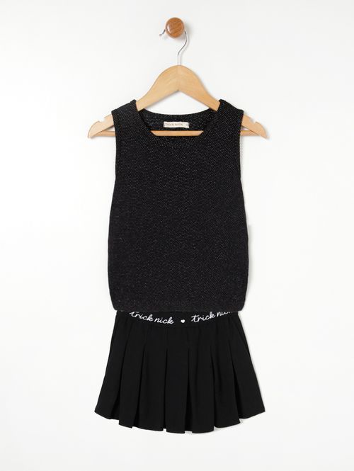 Conjunto Juvenil Para Menina - Preto