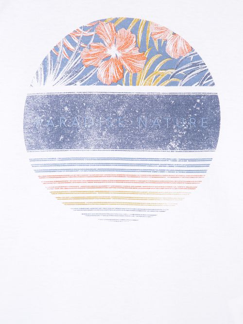 Conjunto Curto Infantil- Branco/Azul