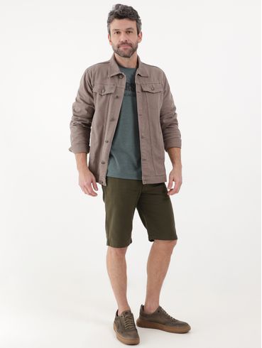 Camiseta Manga Curta Masculina Verde