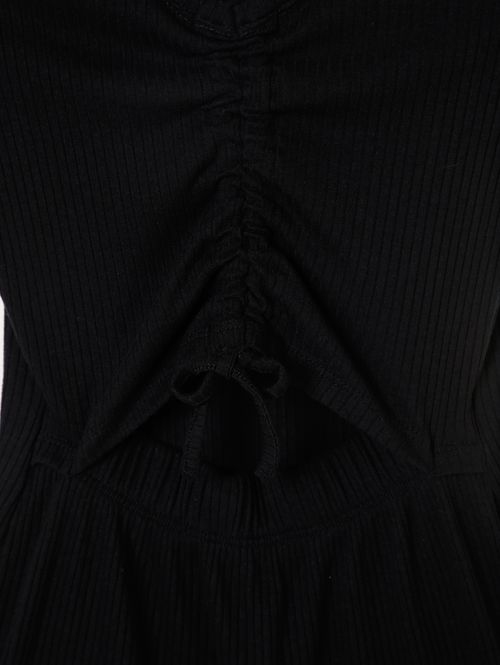 Vestido Juvenil Para Menina - Preto