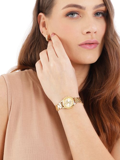 Relógio Condor Feminino Dourado
