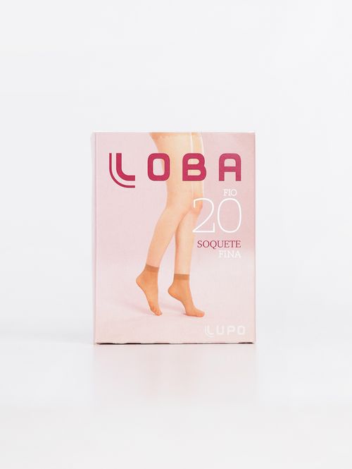 Meia Soquete Fio 20 Lupo Feminina Natural