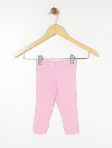 Ceroula Canelada Infantil Para Bebê - Rosa