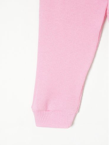 Ceroula Canelada Infantil Para Bebê - Rosa