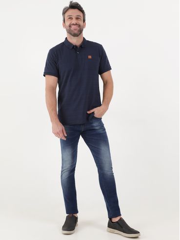Calça Jeans Skinny Zune Masculina Azul