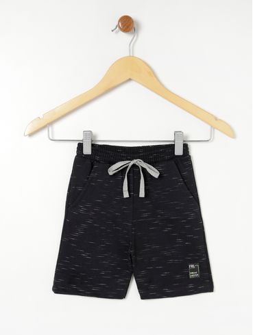 Bermuda Infantil- Preto