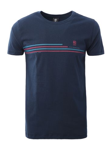Camiseta Manga Curta  No Stress Masculina Azul Marinho