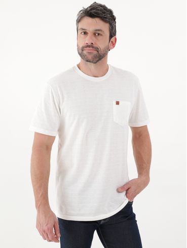 Camiseta Manga Curta Masculina Off white