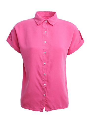 Camisa Manga Curta Feminina Rosa