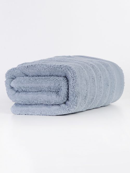 Toalha de Banho Fio Penteado Aura Atlântica Azul