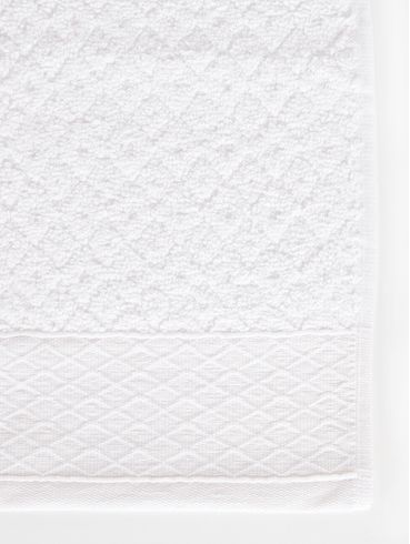 Toalha de Rosto Fio Penteado Atlântica Capri Off white