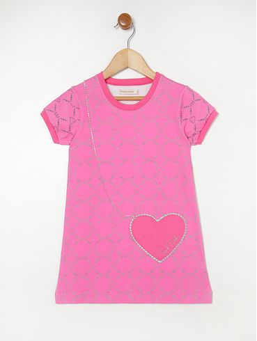 Vestido Infantil Para Menina - Rosa