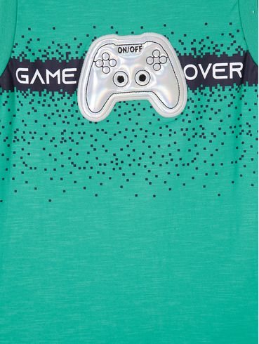 Camiseta Regata Infantil Para Menino - Verde