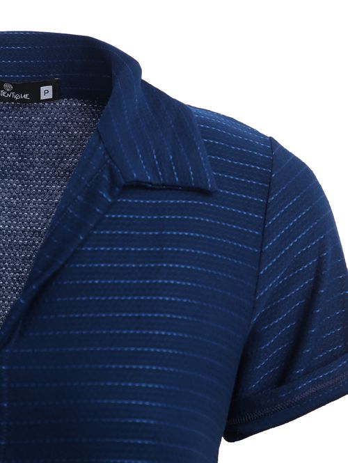 Camisa Manga Curta Autentique Feminina Azul Marinho