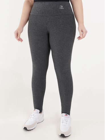 Calça Legging Plus Size Feminina Chumbo