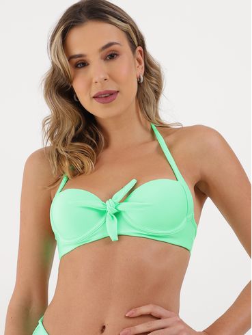 Biquíni Top Com Bojo Feminino Verde