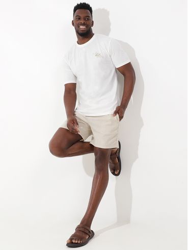 Bermuda Masculina Bege